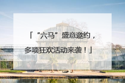 “六马”盛意邀约，多项狂欢活动来袭！