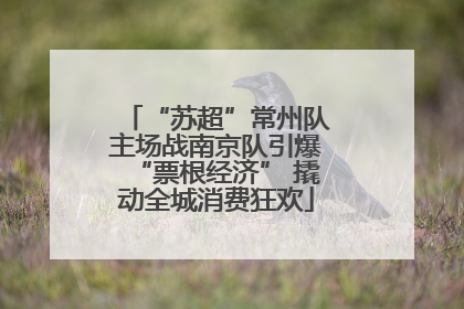 “苏超”常州队主场战南京队引爆“票根经济” 撬动全城消费狂欢