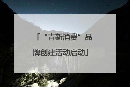 “青新消费”品牌创建活动启动