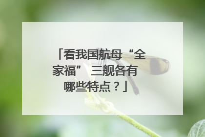 看我国航母“全家福” 三舰各有哪些特点？
