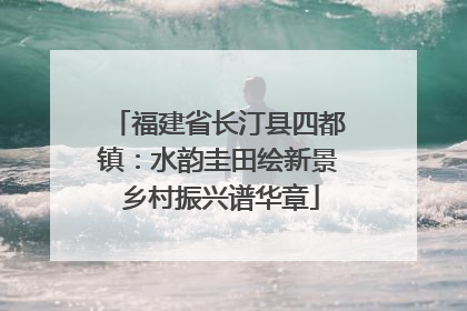 福建省长汀县四都镇：水韵圭田绘新景 乡村振兴谱华章