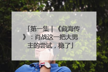 第一集｜《藏海传》：肖战这一把大男主的尝试，稳了