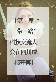 第二届“一带一路”科技交流大会在四川成都开幕