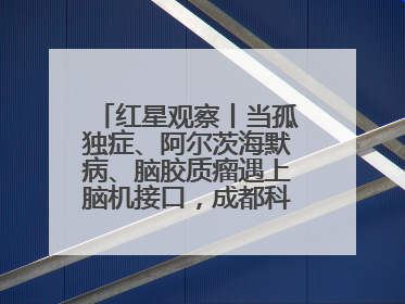 红星观察丨当孤独症、阿尔茨海默病、脑胶质瘤遇上脑机接口，成都科研改变医学图景