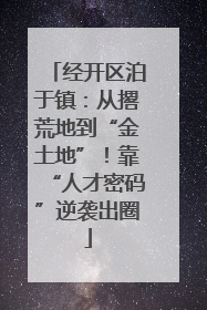 经开区泊于镇：从撂荒地到“金土地”！靠“人才密码”逆袭出圈