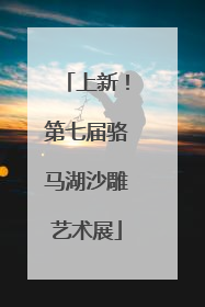 上新！第七届骆马湖沙雕艺术展