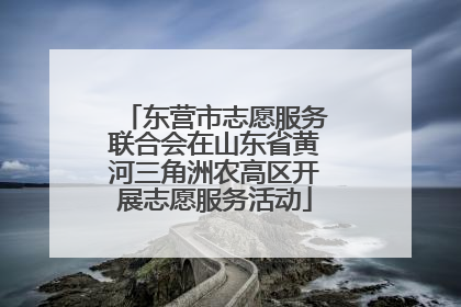 东营市志愿服务联合会在山东省黄河三角洲农高区开展志愿服务活动