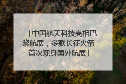 中国航天科技亮相巴黎航展，多款长征火箭首次现身国外航展
