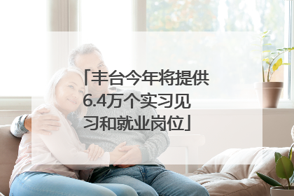 丰台今年将提供6.4万个实习见习和就业岗位