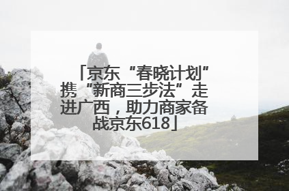 京东“春晓计划”携“新商三步法”走进广西，助力商家备战京东618