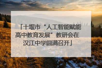十堰市“人工智能赋能高中教育发展”教研会在汉江中学圆满召开