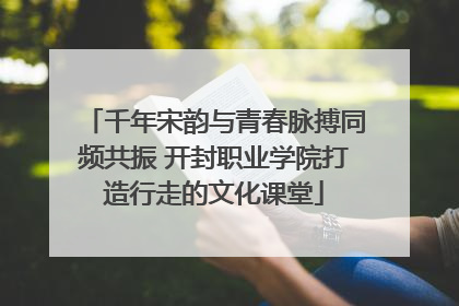 千年宋韵与青春脉搏同频共振 开封职业学院打造行走的文化课堂