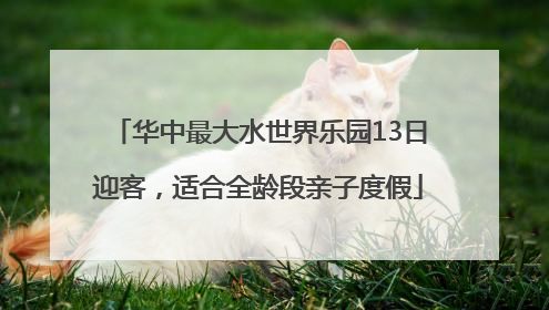 华中最大水世界乐园13日迎客，适合全龄段亲子度假