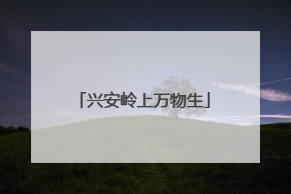 兴安岭上万物生