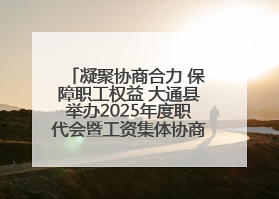 凝聚协商合力 保障职工权益 大通县举办2025年度职代会暨工资集体协商现场观摩交流活动