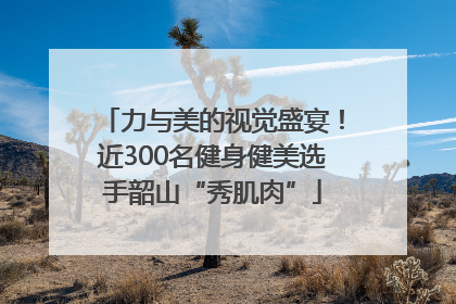 力与美的视觉盛宴！近300名健身健美选手韶山“秀肌肉”
