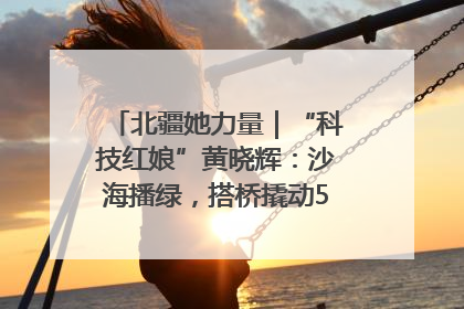北疆她力量｜“科技红娘”黄晓辉：沙海播绿，搭桥撬动5.3亿研发