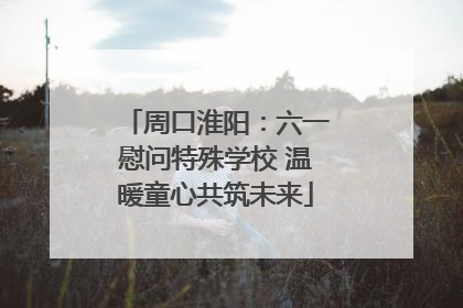 周口淮阳：六一慰问特殊学校 温暖童心共筑未来