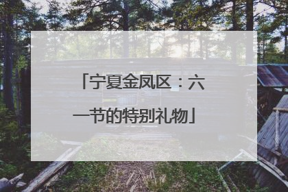 宁夏金凤区：六一节的特别礼物