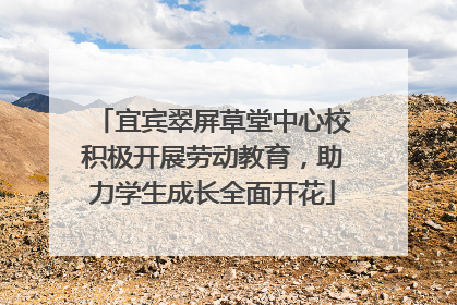 宜宾翠屏草堂中心校积极开展劳动教育，助力学生成长全面开花