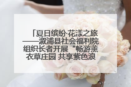夏日缤纷·花漾之旅——溆浦县社会福利院组织长者开展“畅游薰衣草庄园 共享紫色浪漫”户外活动
