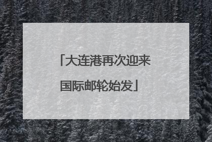 大连港再次迎来国际邮轮始发