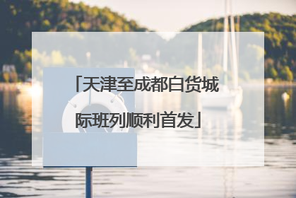 天津至成都白货城际班列顺利首发