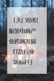 天门纺织服装电商产业跨越发展 打造行业新标杆
