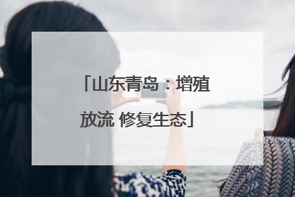 山东青岛：增殖放流 修复生态