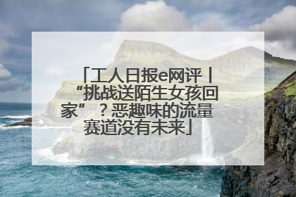 工人日报e网评丨“挑战送陌生女孩回家”？恶趣味的流量赛道没有未来