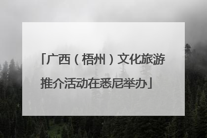 广西（梧州）文化旅游推介活动在悉尼举办