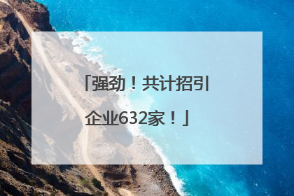 强劲！共计招引企业632家！