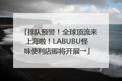 排队预警！全球顶流来上海啦！LABUBU怪味便利店即将开展→