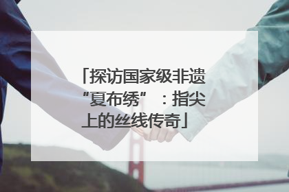 探访国家级非遗“夏布绣”：指尖上的丝线传奇