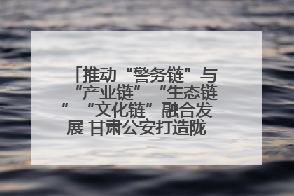 推动“警务链”与“产业链”“生态链”“文化链”融合发展 甘肃公安打造陇原旅游警务品牌