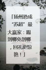 扬州恐成“苏超”最大赢家：踢到哪免到哪，回礼更惊艳！