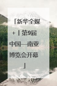 新华全媒+丨第9届中国—南亚博览会开幕