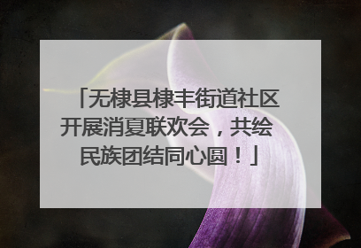 无棣县棣丰街道社区开展消夏联欢会，共绘民族团结同心圆！