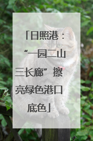 日照港：“一园二山三长廊”擦亮绿色港口底色
