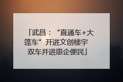 武昌：“直通车+大篷车”开进文创楼宇 双车并进惠企便民
