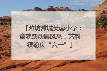 潍坊潍城芙蓉小学：童梦跃动展风采，艺韵缤纷庆“六一”