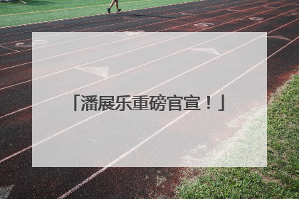 潘展乐重磅官宣！