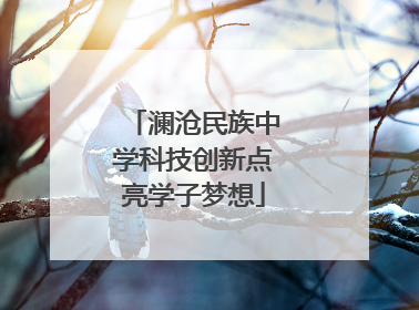 澜沧民族中学科技创新点亮学子梦想