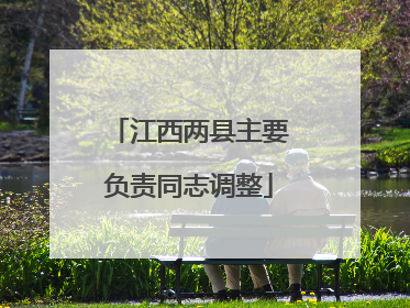 江西两县主要负责同志调整