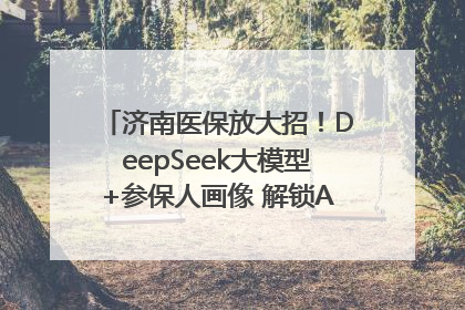 济南医保放大招！DeepSeek大模型+参保人画像 解锁AI医保管家新体验