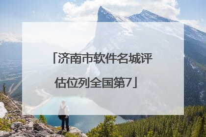 济南市软件名城评估位列全国第7
