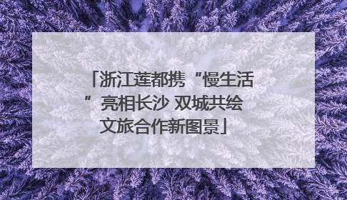 浙江莲都携“慢生活”亮相长沙 双城共绘文旅合作新图景