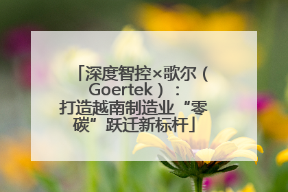 深度智控×歌尔（Goertek）：打造越南制造业“零碳”跃迁新标杆