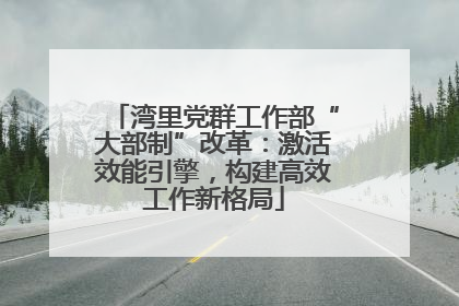 湾里党群工作部“大部制”改革：激活效能引擎，构建高效工作新格局