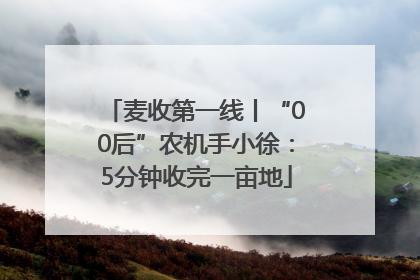 麦收第一线丨“00后”农机手小徐：5分钟收完一亩地